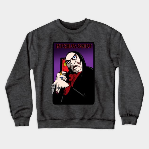 DON'T OPEN THE RED DOOR! Crewneck Sweatshirt by BigfootAlley